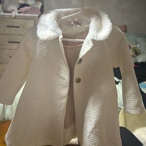 Elegant White Kids Coat